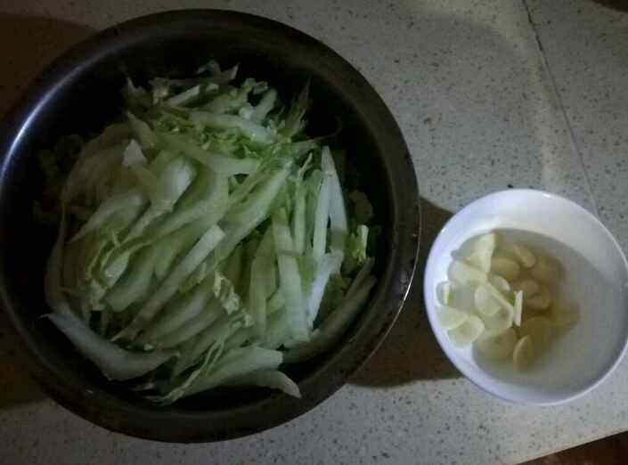 蒜炒白菜