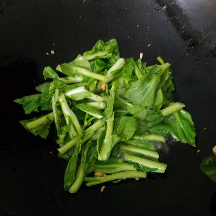 蒜蓉炒油菜心