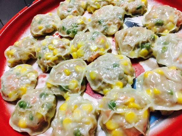 玉米肉馅饼