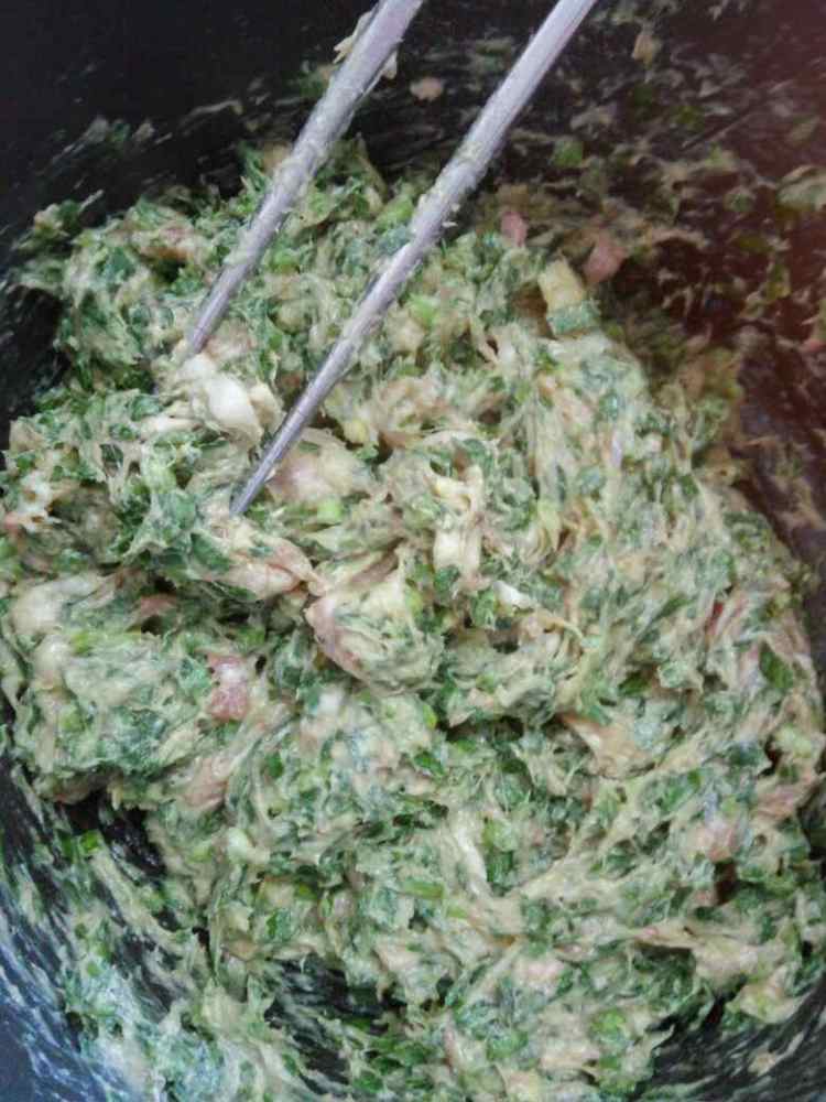 韭菜虾味饺子