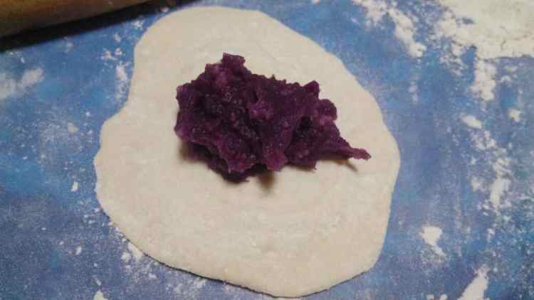 山药紫薯包