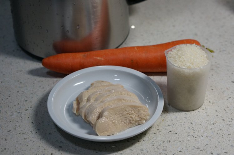 胡萝卜鸡肉粥豆浆机版