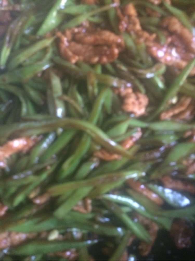 豆角炒肉丝