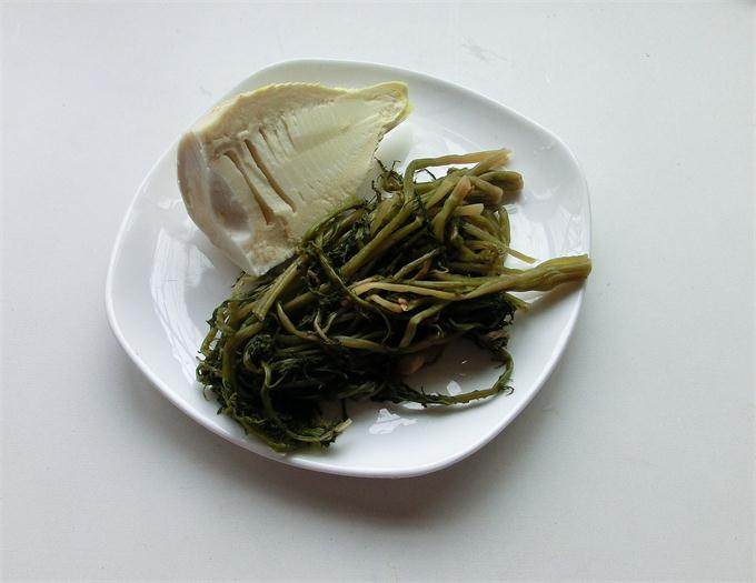 鲜笋雪菜炒腊肉