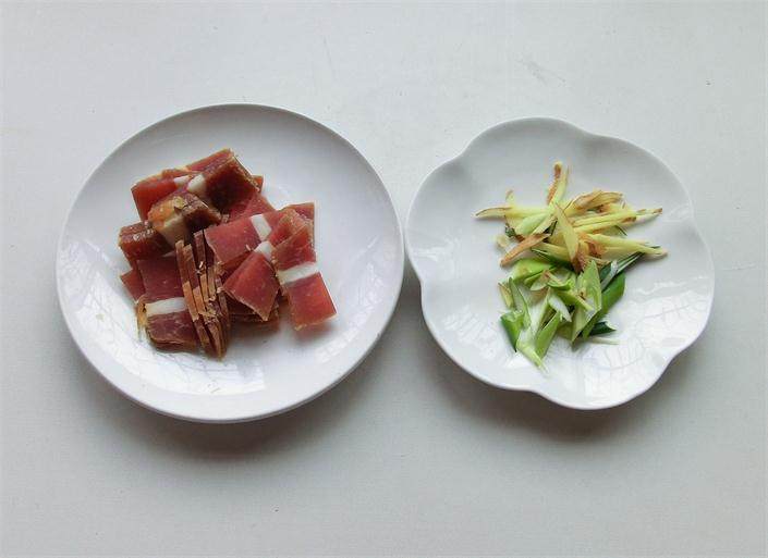 鲜笋雪菜炒腊肉