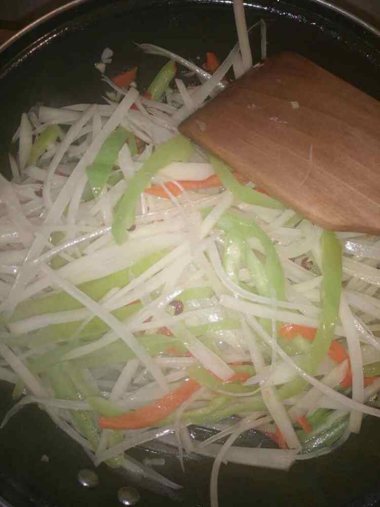 青椒土豆丝
