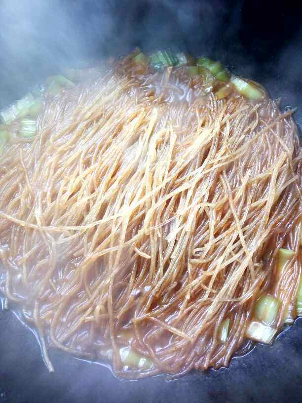 小白菜炖粉条