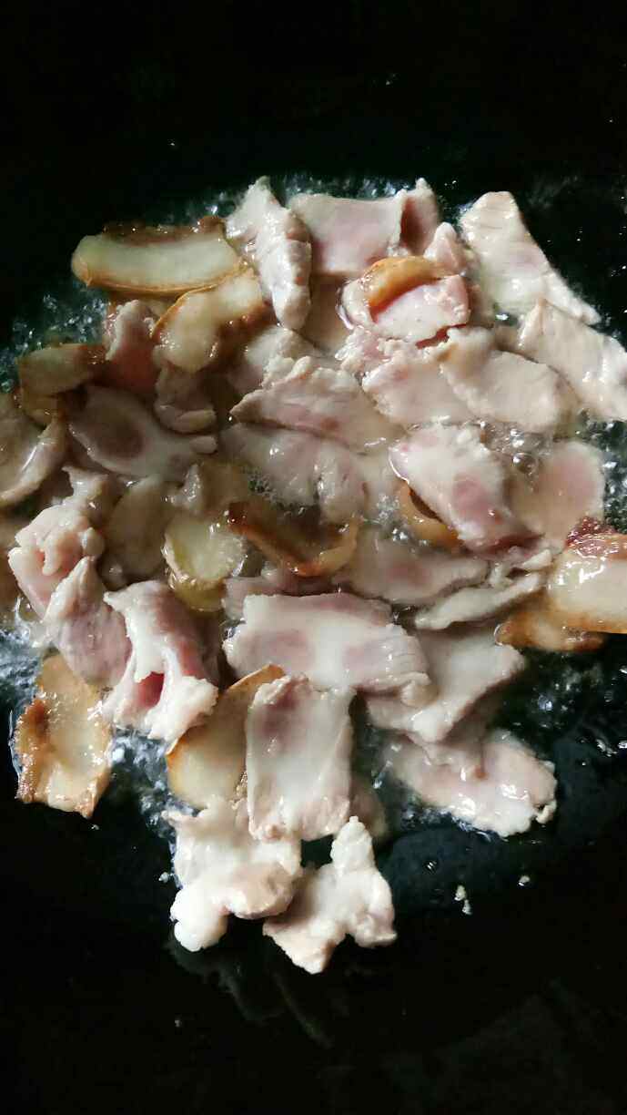 蒜苔炒肉