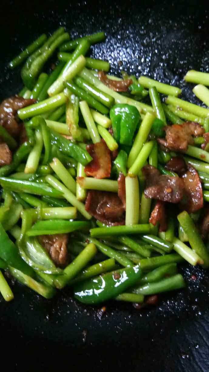 蒜苔炒肉