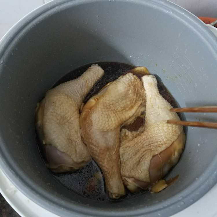 电饭煲焗鸡腿