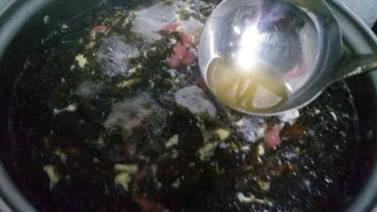 火腿肠紫菜蛋花汤