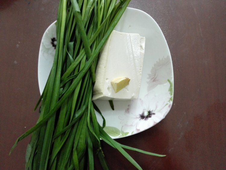 韭菜豆腐汤
