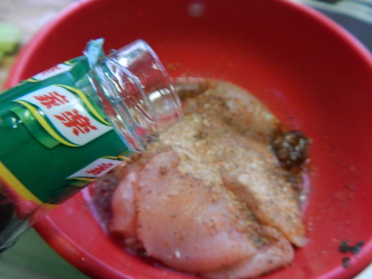 沙茶酱煎鸡胸肉