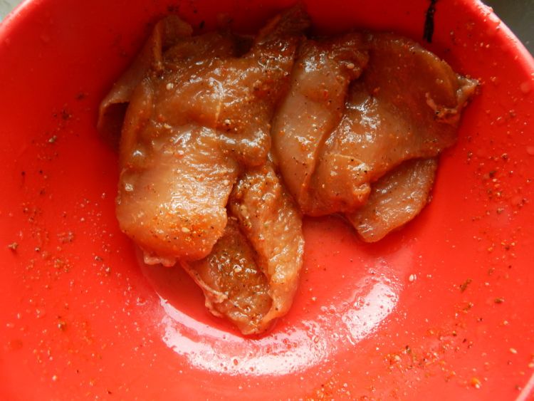 沙茶酱煎鸡胸肉