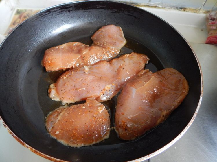 沙茶酱煎鸡胸肉