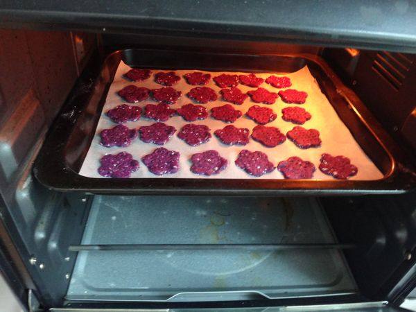 紫薯燕麦饼干