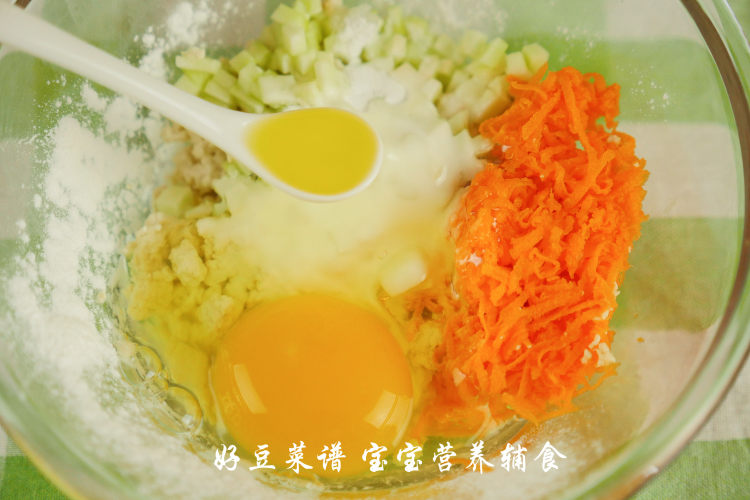 豆腐虾肉蔬菜条