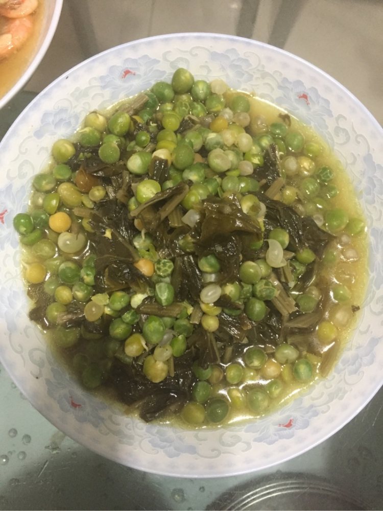 豌豆炒腌菜