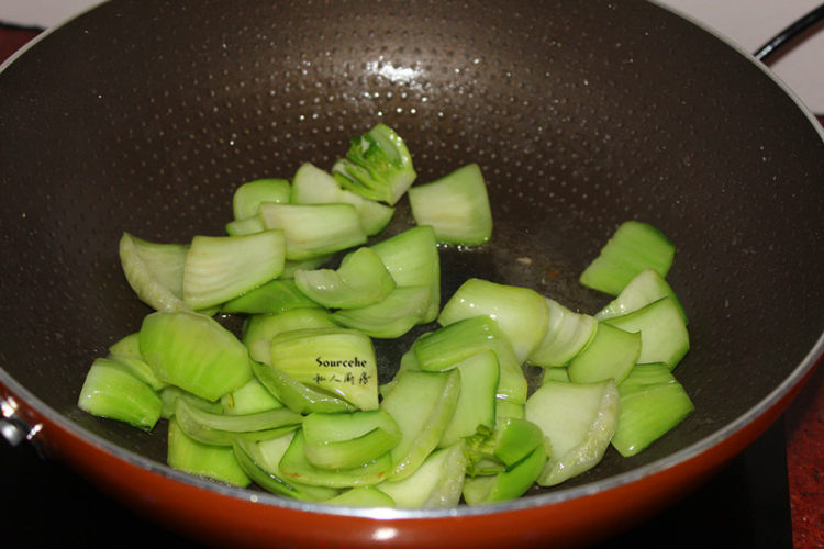 肉片炒青菜