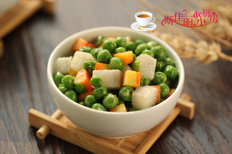 青豆山药胡萝卜丁