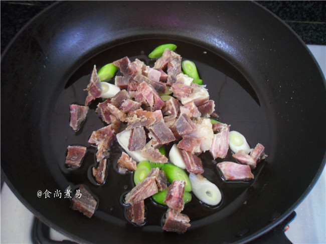 咸肉豌豆煲