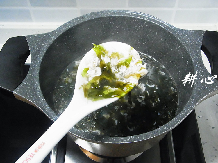 虾苗紫菜汤