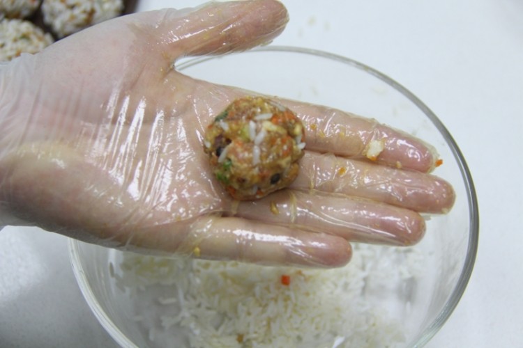 糯米蒸肉丸