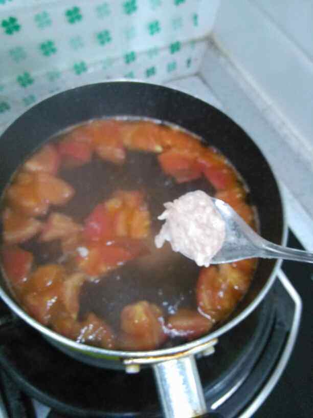 西红柿肉丸面