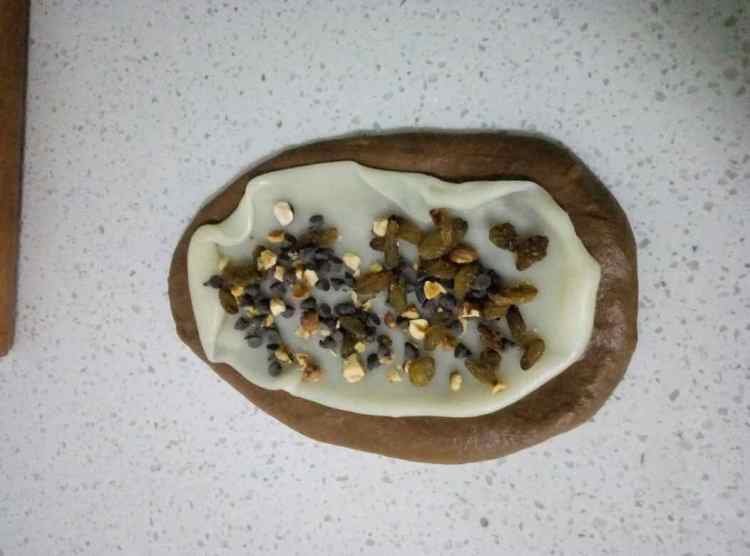 麻薯可可软欧包