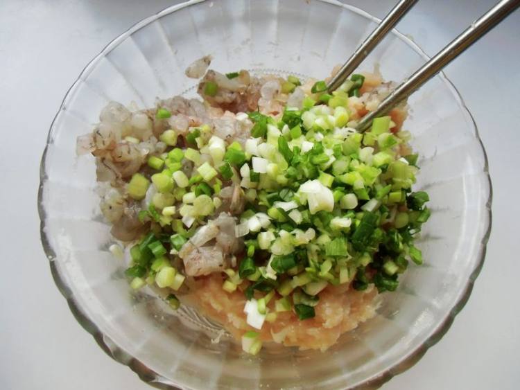 虾仁鸡肉饺子