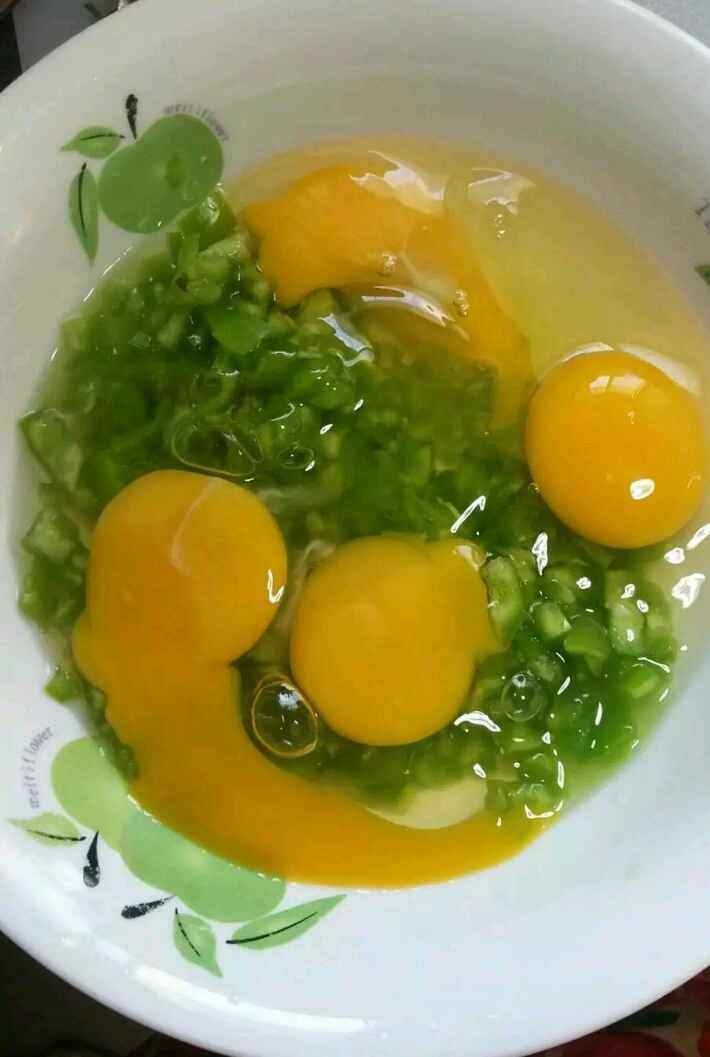 青椒煎鸡蛋