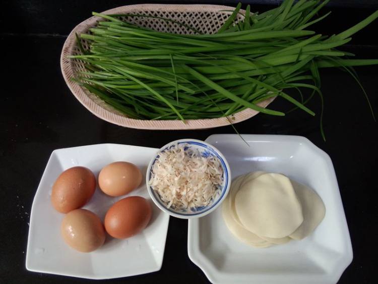韭菜虾米抱蛋煎饺