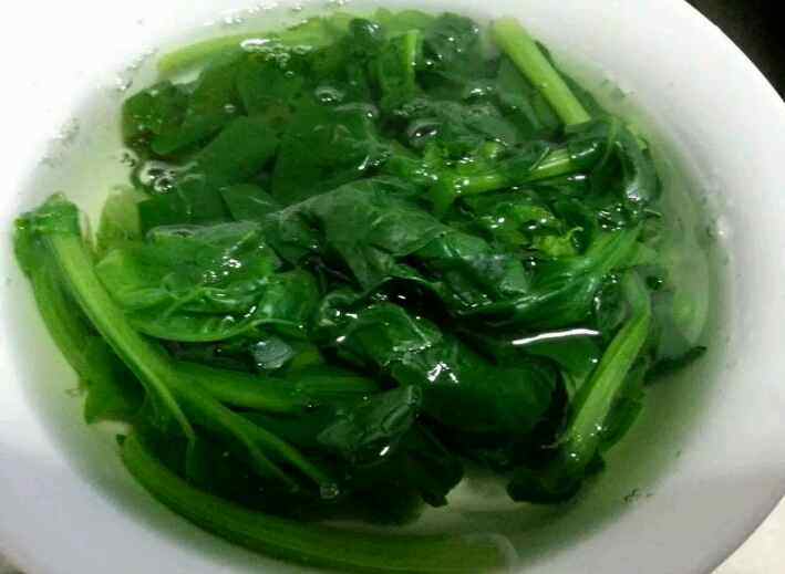 凉拌菠菜