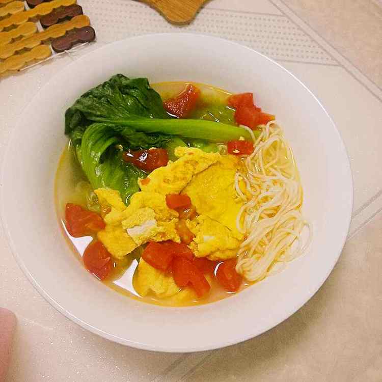 番茄鸡蛋汤面