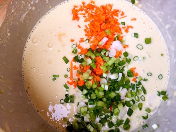 胡萝卜葱花饼