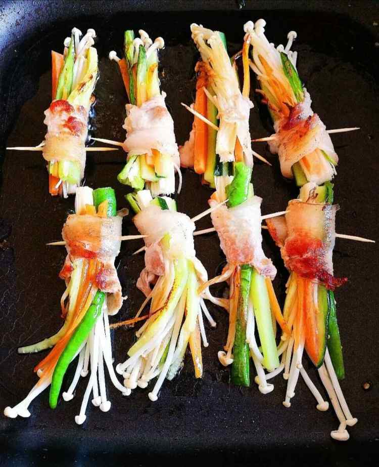 猪肉蔬菜卷