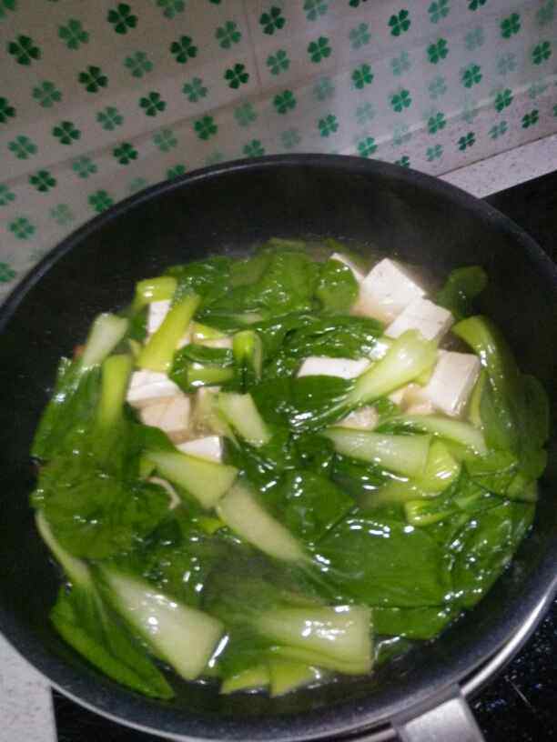 青菜豆腐汤