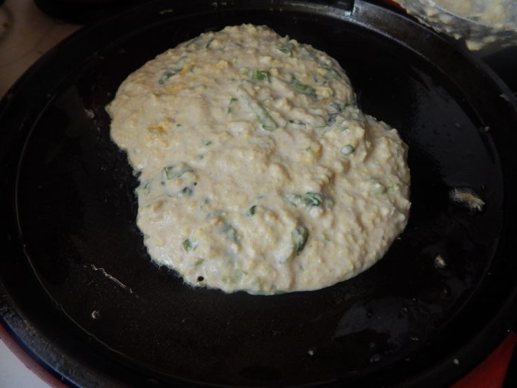 生菜鸡蛋煎饼