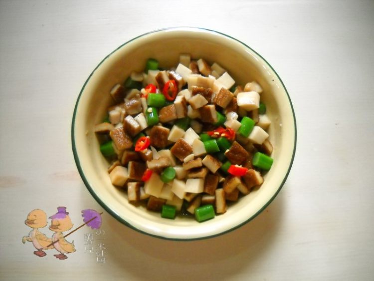 杏鲍菇炒卤干
