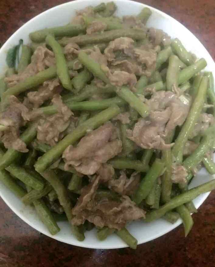 肉炒豆角