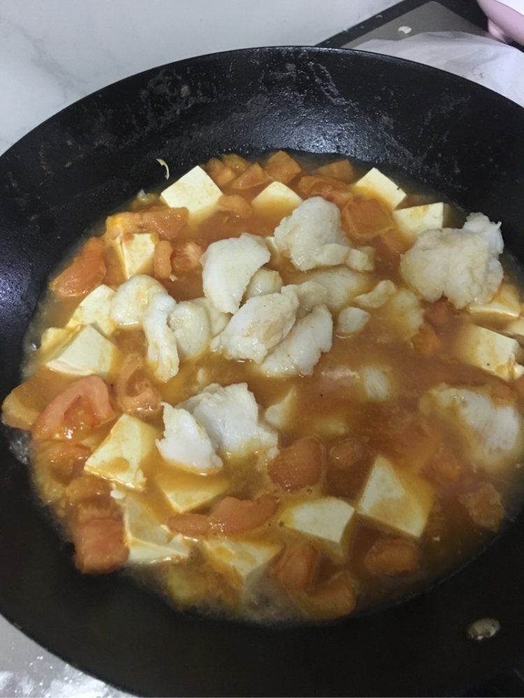 龙利鱼豆腐汤