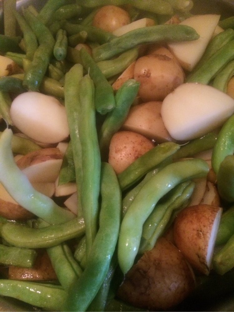 扁豆炖土豆
