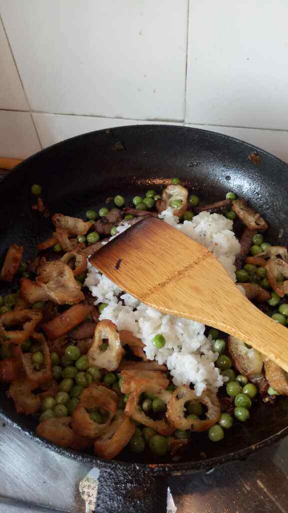 油条叉烧炒饭