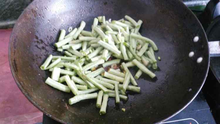 土豆炒豆角
