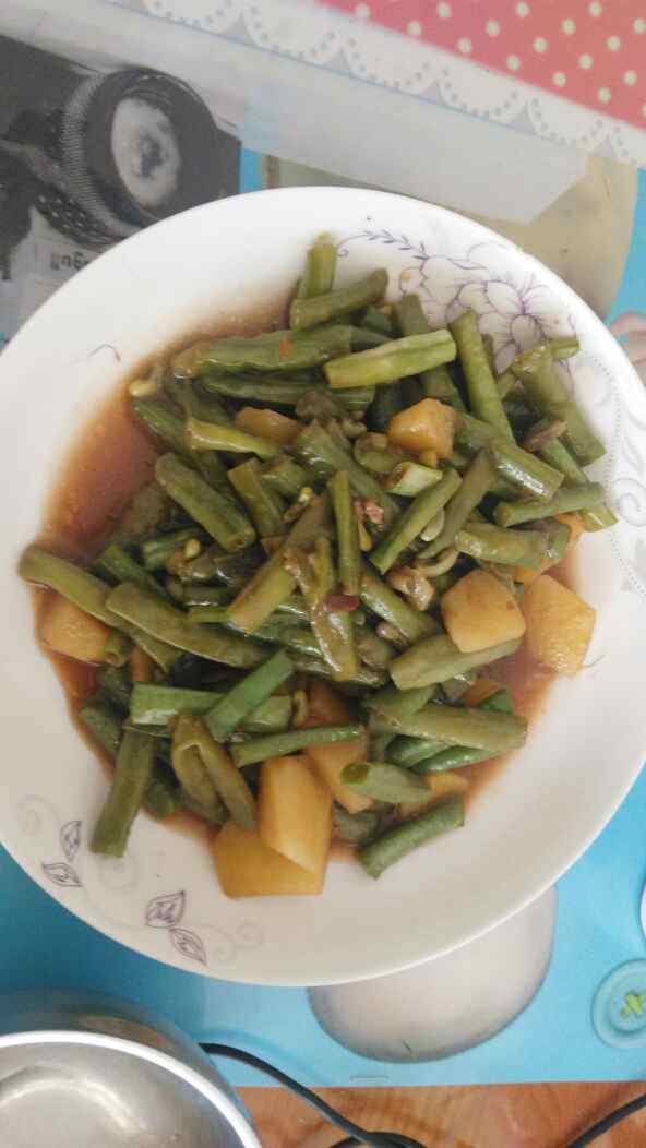 土豆炒豆角