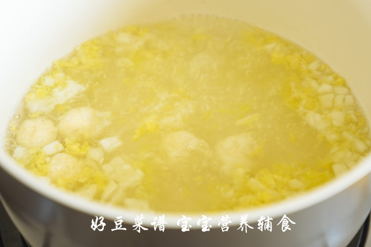 豆腐丸炝鱼片汤