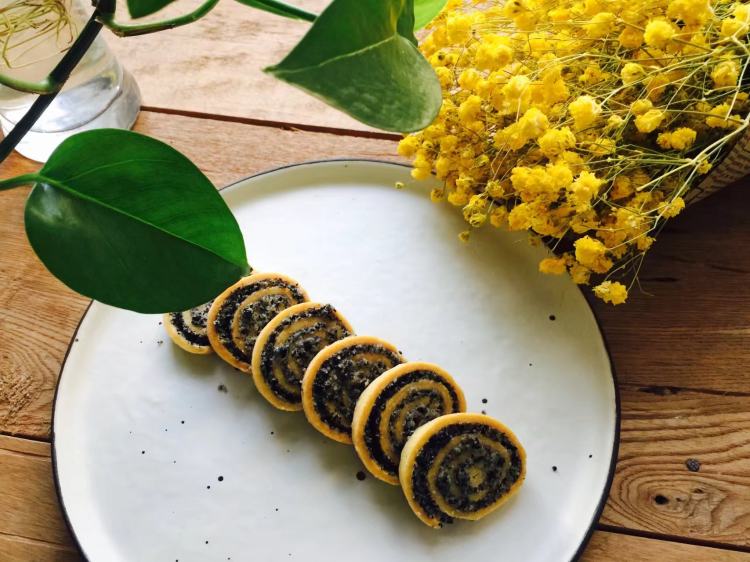 黑芝蔴年轮饼干