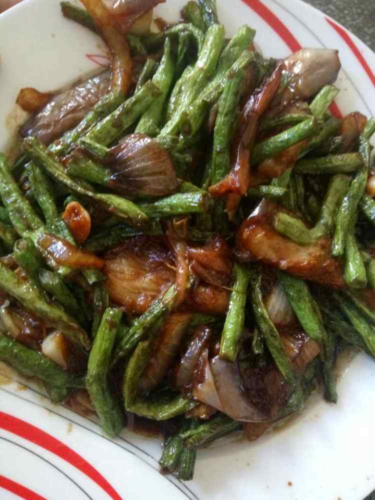 茄子烧豆角