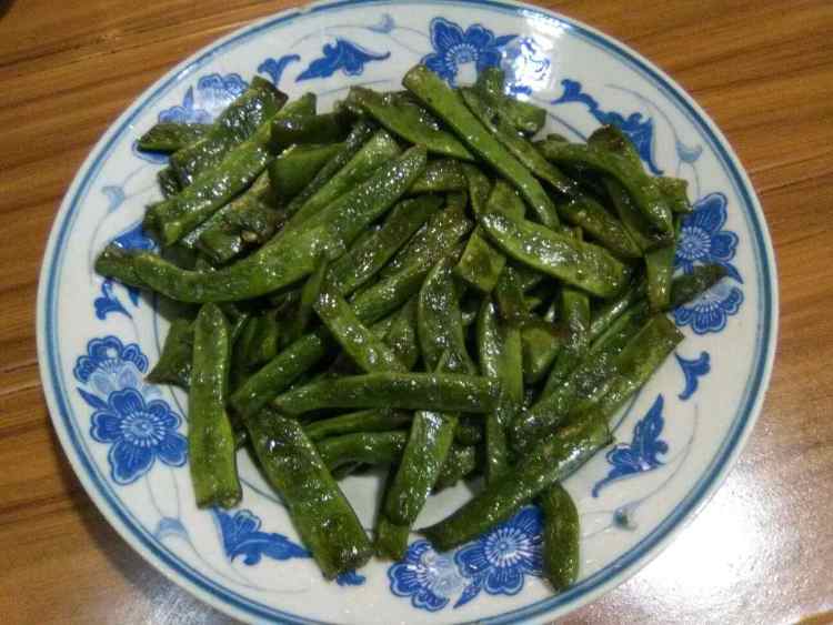 黄豆酱干煸四季豆