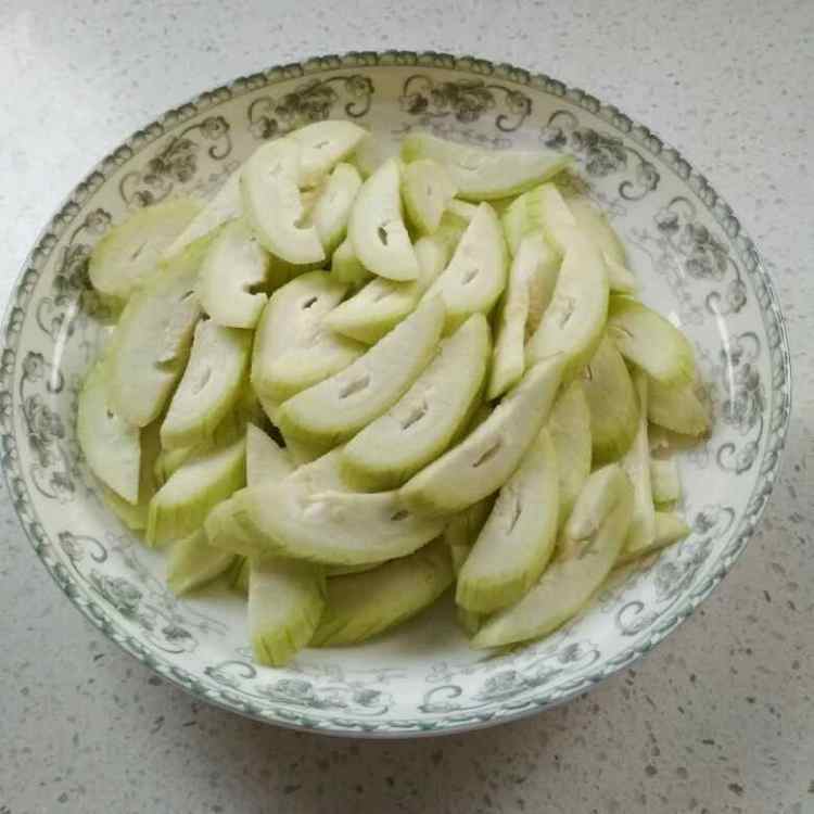 香肠鸡蛋炒丝瓜